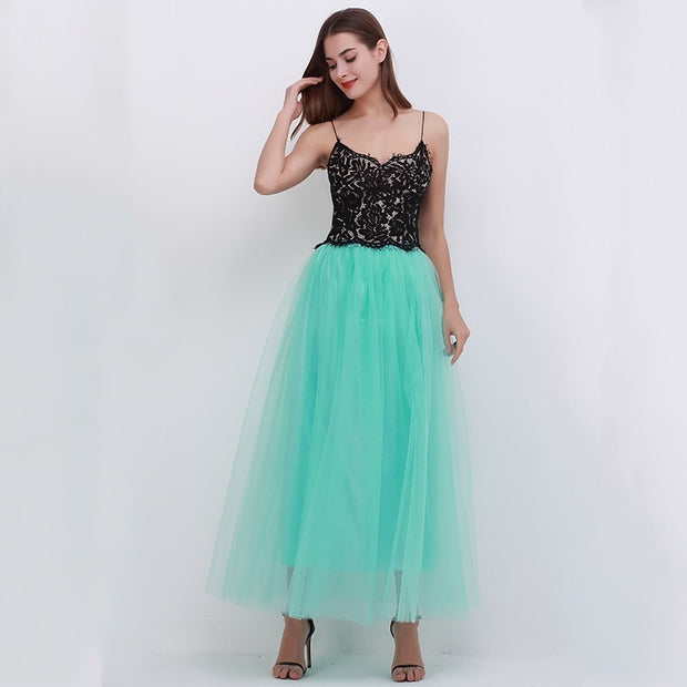 Voile Tulle Skirt Bouffant Puffy