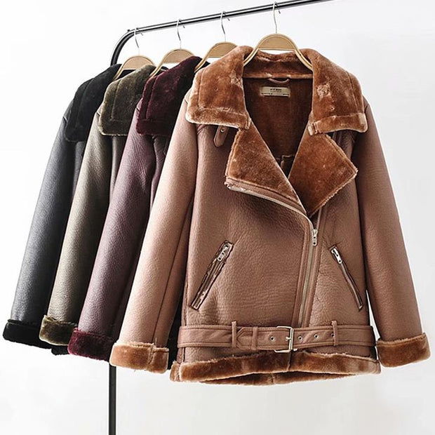 Faux Thick Velvet Jacket 2020 Bomber Jacket