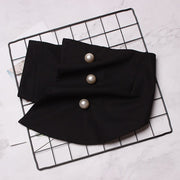 Irregular Plaid Printed Pearled Nailed Irregular Stitch Wide Belt
