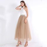 Voile Tulle Skirt Bouffant Puffy