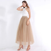 Voile Tulle Skirt Bouffant Puffy
