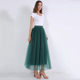 Voile Tulle Skirt Bouffant Puffy