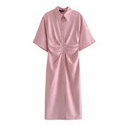 The Chic Button-up Dress