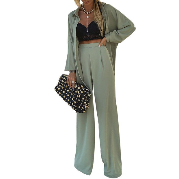 Casual Long Sleeve shirt and trousers
