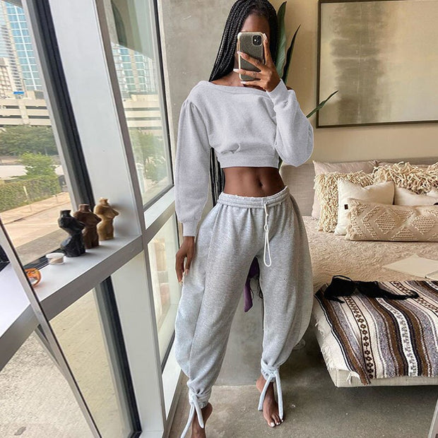 High Waist Sweatsuit