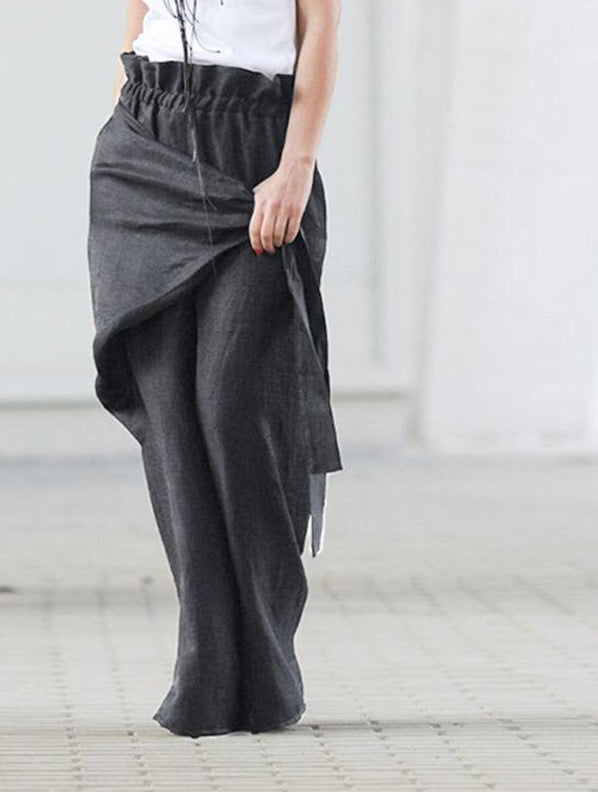 Wide Leg Long Pantalon