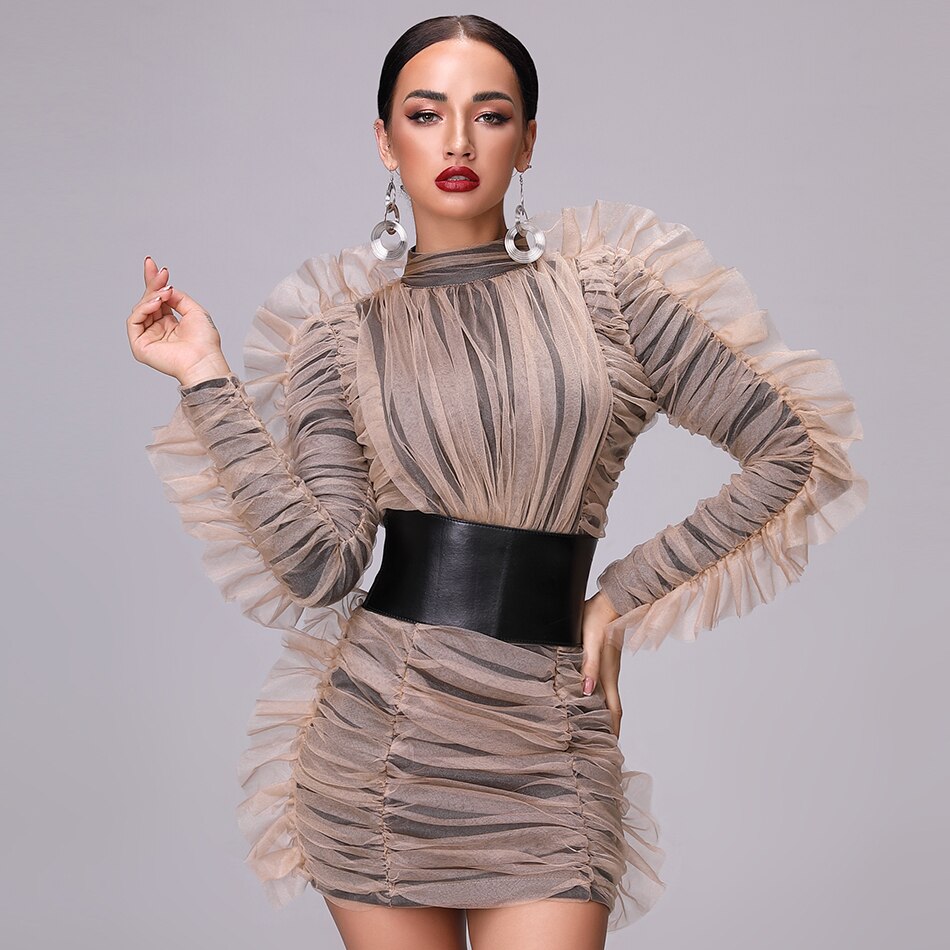 High Collar Dress