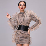 High Collar Dress