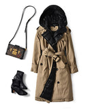 British Trench Coat Winter (White Duck Down)