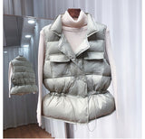 Ultra Light Down Vest Women Short Vest
