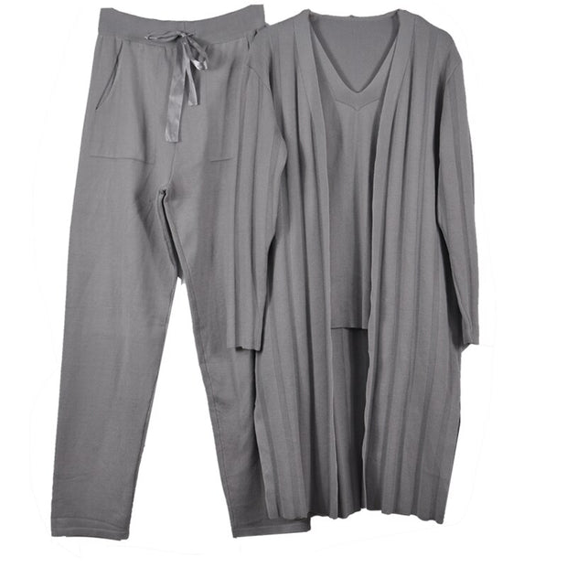 Women's Knitted Lounge Wear Set