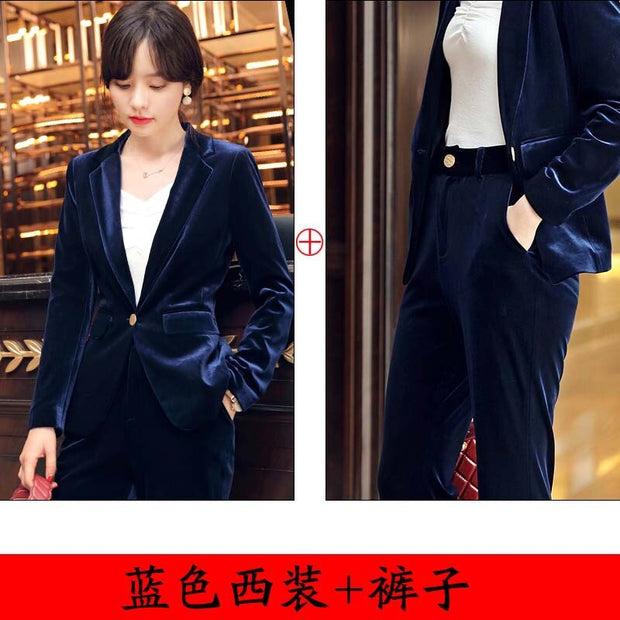 Gold Velvet Suits