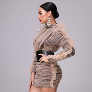 High Collar Dress