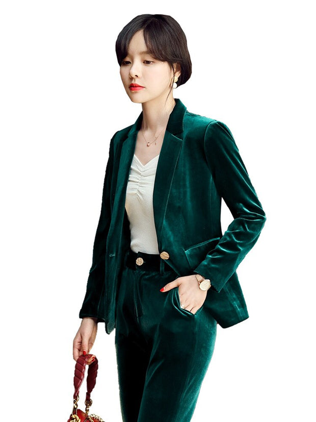 Gold Velvet Suits