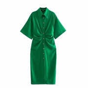 The Chic Button-up Dress