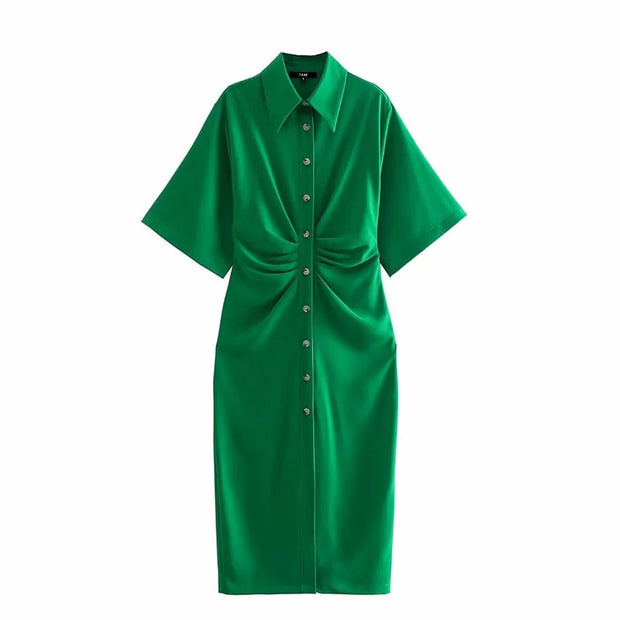 The Chic Button-up Dress
