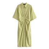 The Chic Button-up Dress