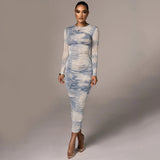 The Tie Dye MIDI Dress