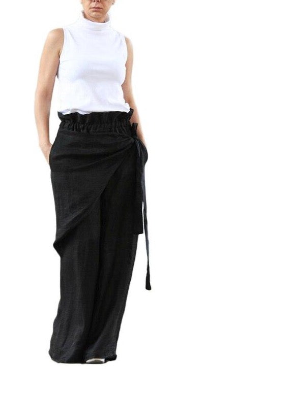 Wide Leg Long Pantalon