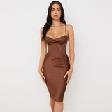 The Satin Bodycon Dress