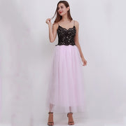 Voile Tulle Bouffant Puffy Long Tutu Skirts