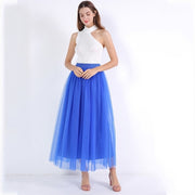 Voile Tulle Bouffant Puffy Long Tutu Skirts