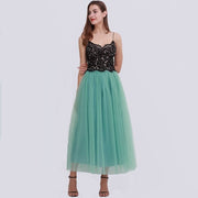Voile Tulle Bouffant Puffy Long Tutu Skirts