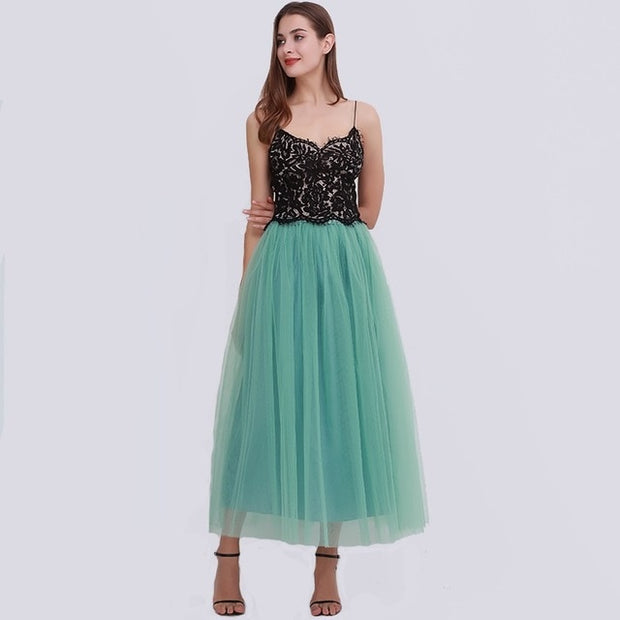 Voile Tulle Bouffant Puffy Long Tutu Skirts