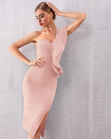 Blushing Cocktail Dress