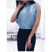 Summer Sexy Tops  Blouse Bowknot