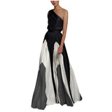 Maxi Summer Casual Cold Shoulder Dress