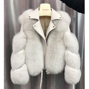 Luxury Fox Fur Coat