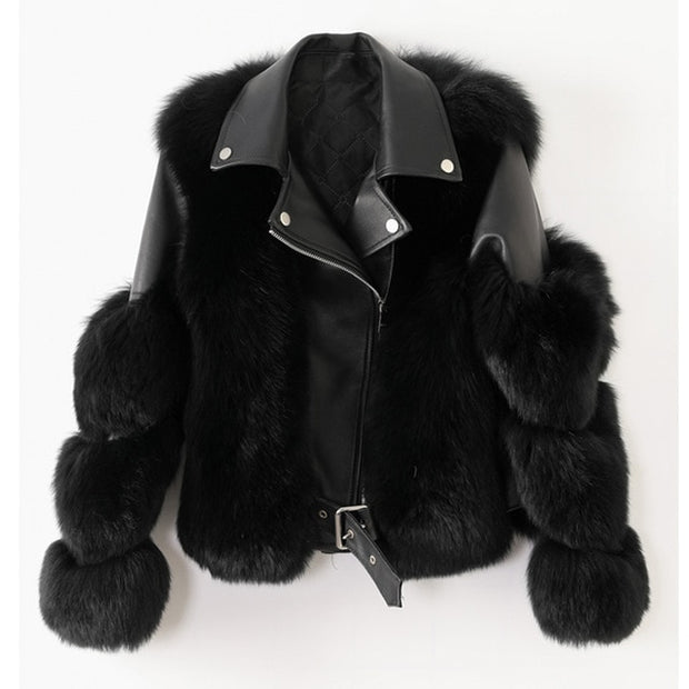 Luxury Fox Fur Coat