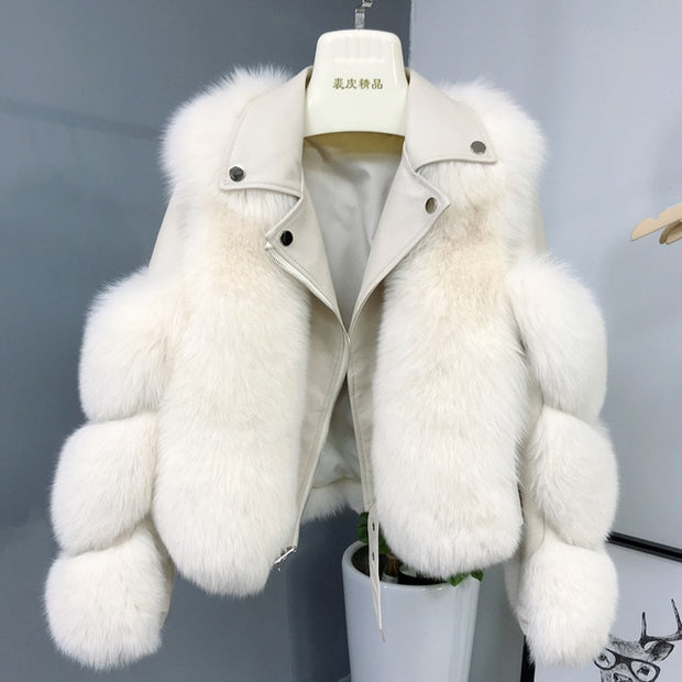 Luxury Fox Fur Coat