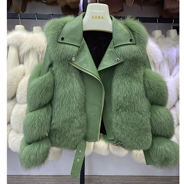 Luxury Fox Fur Coat