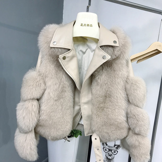Luxury Fox Fur Coat