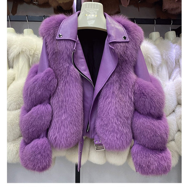 Luxury Fox Fur Coat