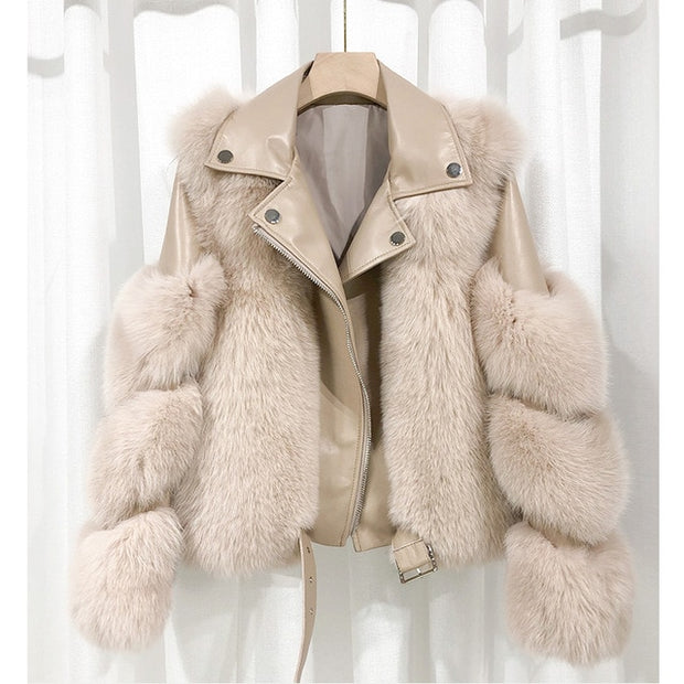 Luxury Fox Fur Coat
