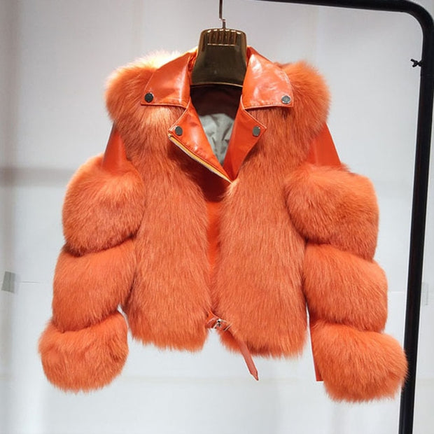 Luxury Fox Fur Coat