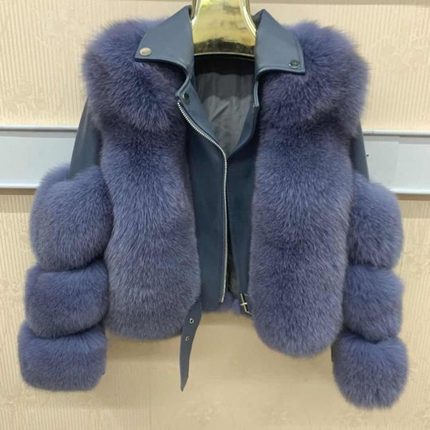 Luxury Fox Fur Coat