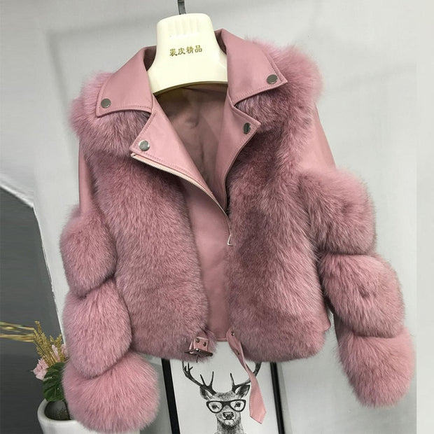 Luxury Fox Fur Coat