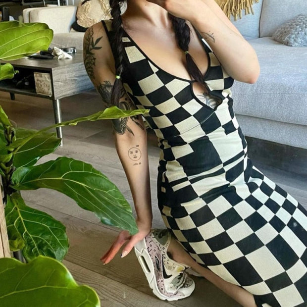 The Knitted Block Dress