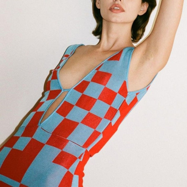 The Knitted Block Dress