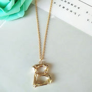 A-Z Initial Pendant Necklace