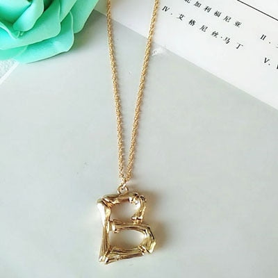 A-Z Initial Pendant Necklace