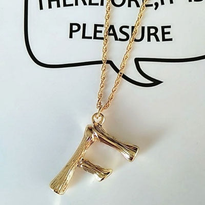 A-Z Initial Pendant Necklace