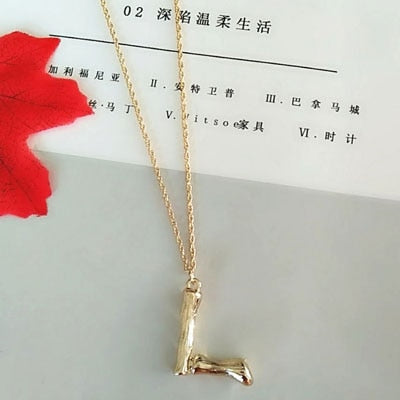 A-Z Initial Pendant Necklace