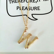 A-Z Initial Pendant Necklace