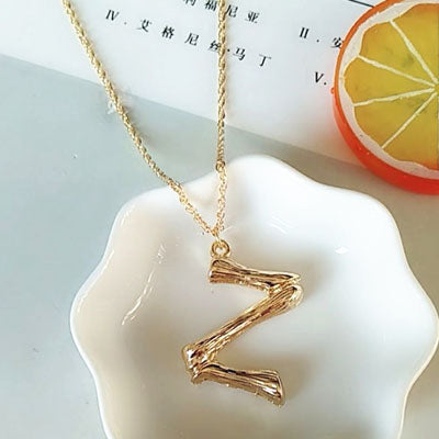 A-Z Initial Pendant Necklace
